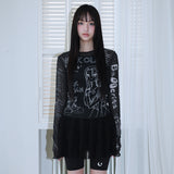 0 8 ティアードスカートレギンス / 0 8 tiered skirt leggings  - BLACK