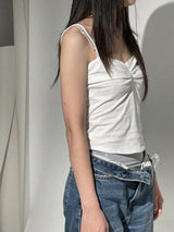 SIENNA DRAPE TOP (OFF WHITE)