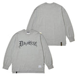 タイポロングスリーブTシャツ / TYPO LONG SLEEVES T-SHIRTS WHITE / GRAY / BLACK