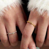 tiny heart ring (2color)
