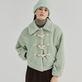 エコファーダッフルジャケット / ECO FUR DUFFLE JACKET (MINT)