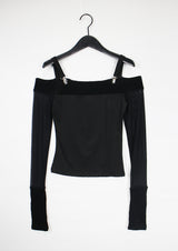 オフロングウォーマーTシャツ / off long warmer T-shirt
