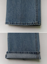 Light Washed Bootcut Denim Pants