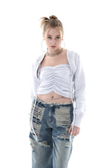 フリースボレロセット/FLEECED BOLERO SET