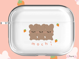 ミニモチラビットAirPodsケース / Mini Mochi Rabbit AirPod Case_Jelly