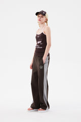 チェリートムボーイグラフィックノースリーブ / CHERRY TOMBOY GRAPHIC SLEEVELESS [BROWN]