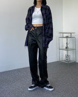 カットオーバーチェックシャツ / Cutting over-checkered shirt (6628254056566)