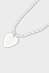 パールシルバーピックネックレス / Pearl Silver Pick Necklace