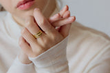 Double Flat Open Ring