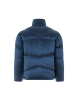 REVERSIBLE GLOSSY SHORT DOWN PUFFER