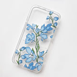 デルフィニウム スマホケース/Blue Delphinium (Galaxy) Jelly Case