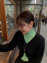 ヘアリーカーディガン
