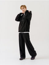 PLAIN WIDE PANTS