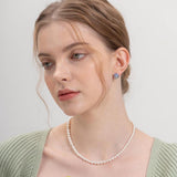2022パントンデイリースクエアマーブリングピアス/2022 Pantone Daily Round Marbling earring (BP)