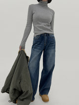 リブウォーマーポーラーTシャツ/Ribbed warmer polar T-shirt (3color)