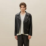 LAMBSKIN SNAP RIDER JACKET