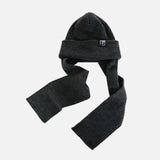イヤーウォーマービーニー / EAR WARMER BEANIE (CHARCOAL)