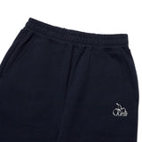 ミドルチェリーワイドスウェットパンツ／MIDDLE CHERRY WIDE SWEAT PANTS [BLACK]