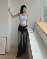 エージェントブラックブルーパンツ/no.1790 Agent Black Blue Pants