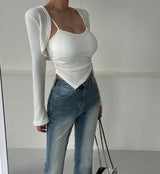Milky Spandex Bootcut Jeans