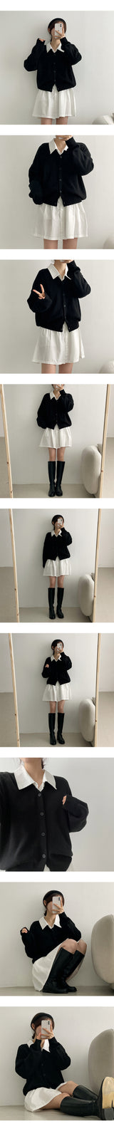 オツVニットカーディガン / Otsu V-Knit Cardigan