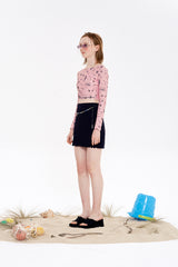 レイヤード長袖ラッシュガード / LAYERED LONG SLEEVE RASHGUARD [PINK]