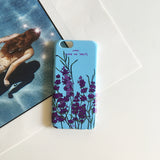 ラベンダーアンダークラウド iPhoneケース/Lavender Under Clouds (iPhone) Matt Hard Case