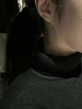 (silver925) リボンピアス