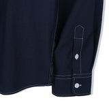 UTILITY CURVED POCKET OXFORD SHIRT NAVY (6621864788086)