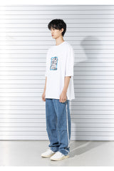 ダブルインシションデニムパンツ/DOUBLE INCISON DENIM PANTS