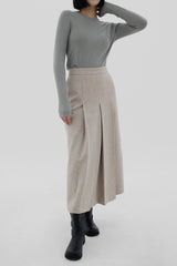 グリースプリーツスカート / Gleise pleated skirt (3color)