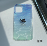 スイムブラックサムキャットフォーンケース / Swim black Sumcat Phone Case