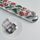 アップルウォッチストラップ_マンゴーチューリップ / Apple Watch Strap_Mango Tulips