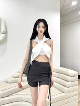 ストラップショートレギンススカ－ト/850. Strap short leggings sk (2color)