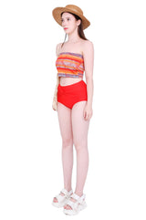 ツイストビキニショーツ/twist bikini shorts (red)