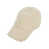 Soft Over Fit Fleece Ball Cap Cream