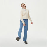 CROP CABLE KNIT CARDIGAN_IVORY (6610814238838)