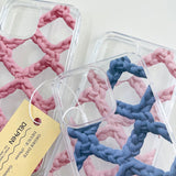 CROCHET NET PHONE CASE_BLUE