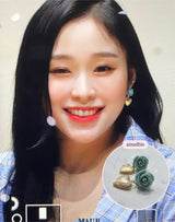 アンティークミントローズピアス / Antique Mint Rose Piercing (G-friend Yerin, Dreamcatcher Gahyun Piercing)