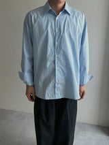 back button slit shirt(2colors)