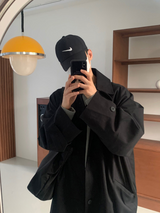 Nus. Lisk Black Mac Coat(가을)