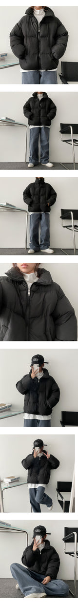 Hot Daily Boxy Short Padded Jacket