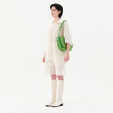 Round Flap Crossbody Bag (Green)