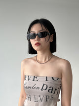 スリム スクエア サングラス / Slim Square Sunglasses (2color)