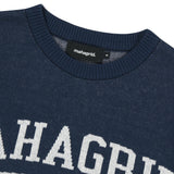 カレッジロゴハーフニット / COLLEGE LOGO HALF KNIT