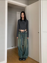 コレクションシャーリングクロップフーディー