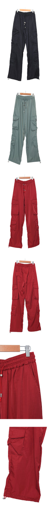 ウォッシュナイロンカーゴパンツ / Washa nylon cargo pants