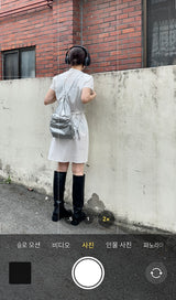 Simple round long boots