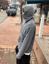 バラクラバフリースジップアップ