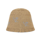 VZ logo jacquard bucket hat Beige